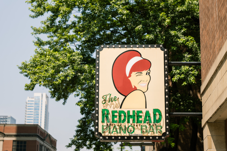 the redhead piano bar in chicago.