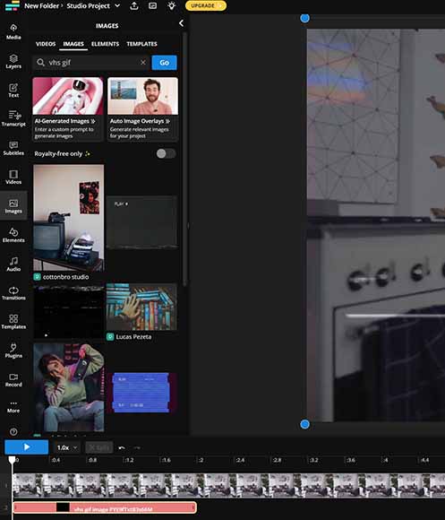 a screen shot of a video editing software.