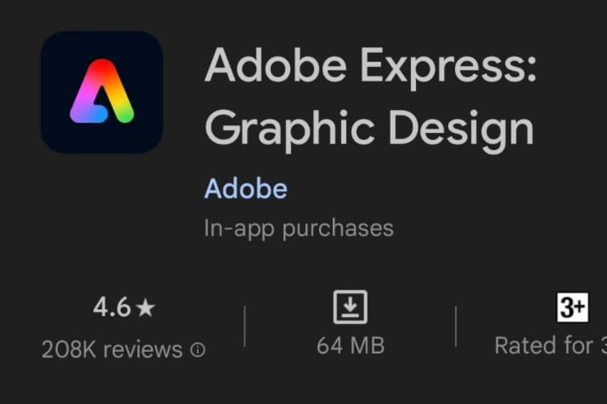 Adobe express graphic design.