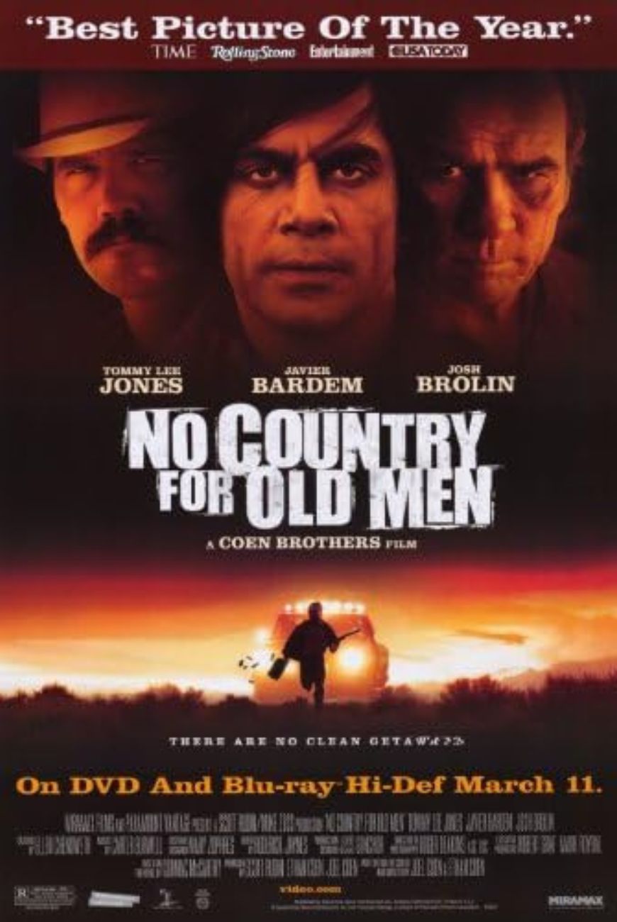 No country for old men movie poster.