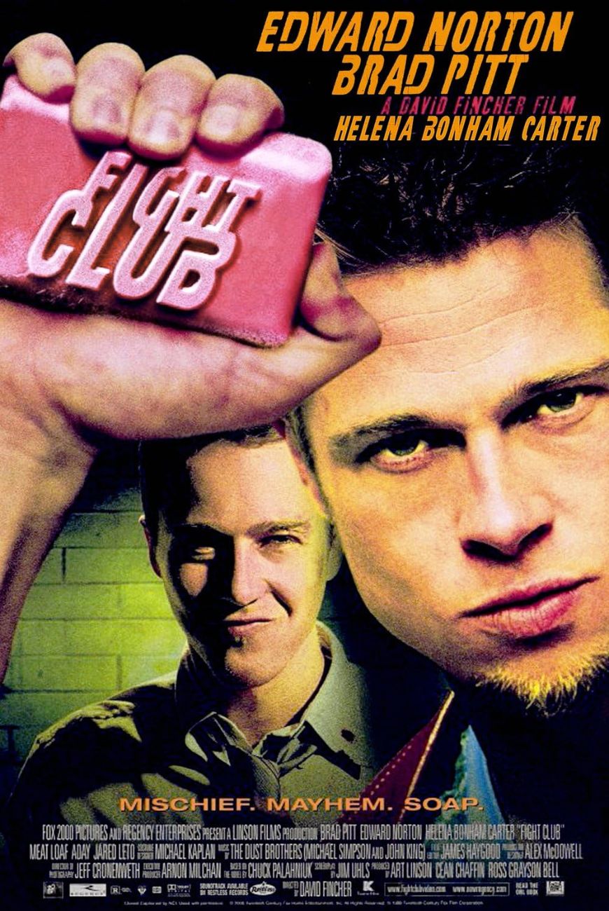 A poster for the movie fight club.