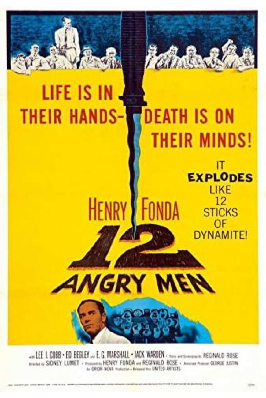 12 angry men movie poster.
