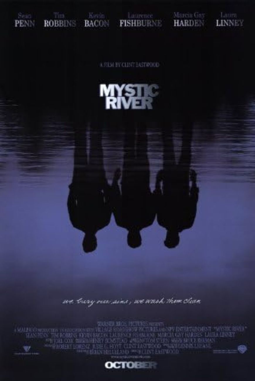 The movie poster for mystic river.