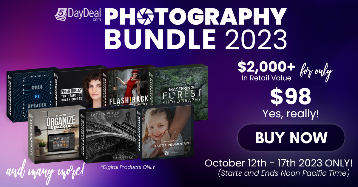 The photography bundle for october 2023.