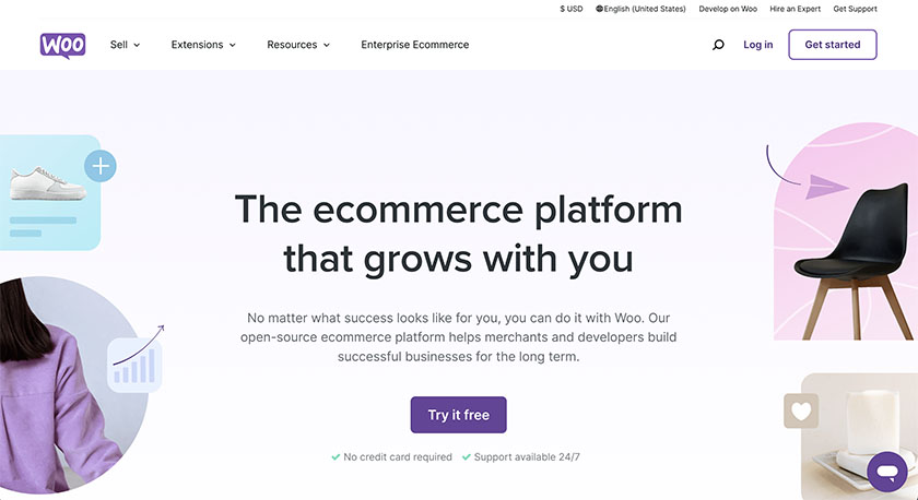 The ecommerce platform that grows with you.