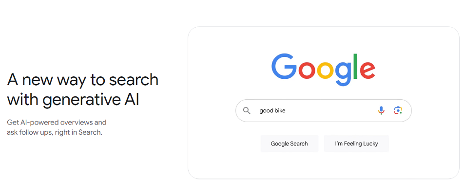A new way to search google with general ai.