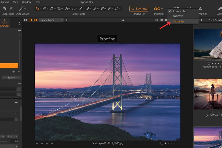 capture one soft proofing 