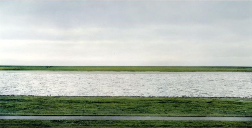 Rhein II by Andreas Gursky