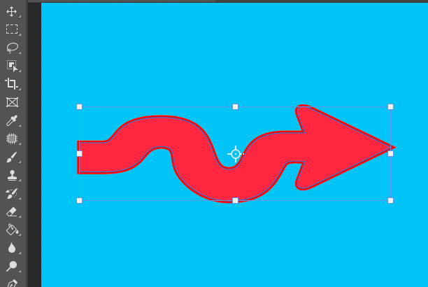 How to draw a curved arrow in adobe illustrator.