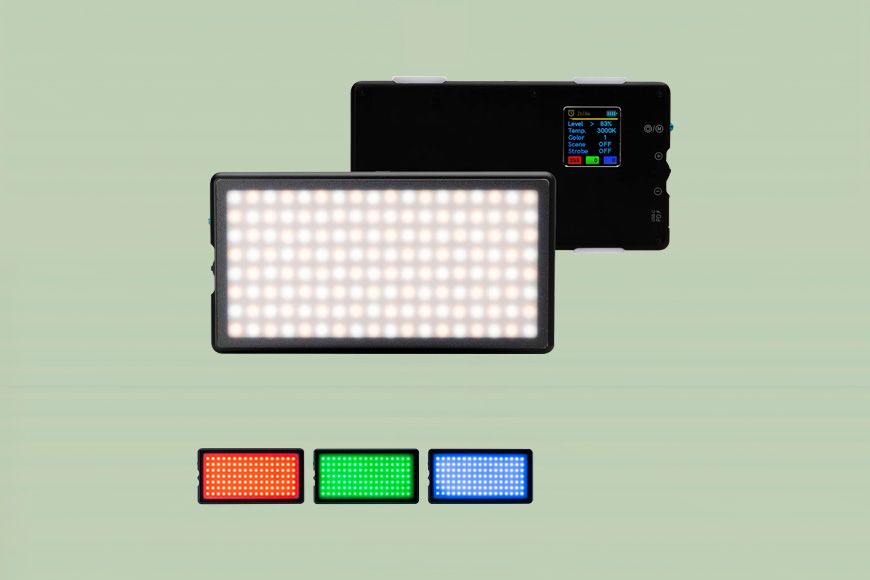 A set of led lights with different colors.