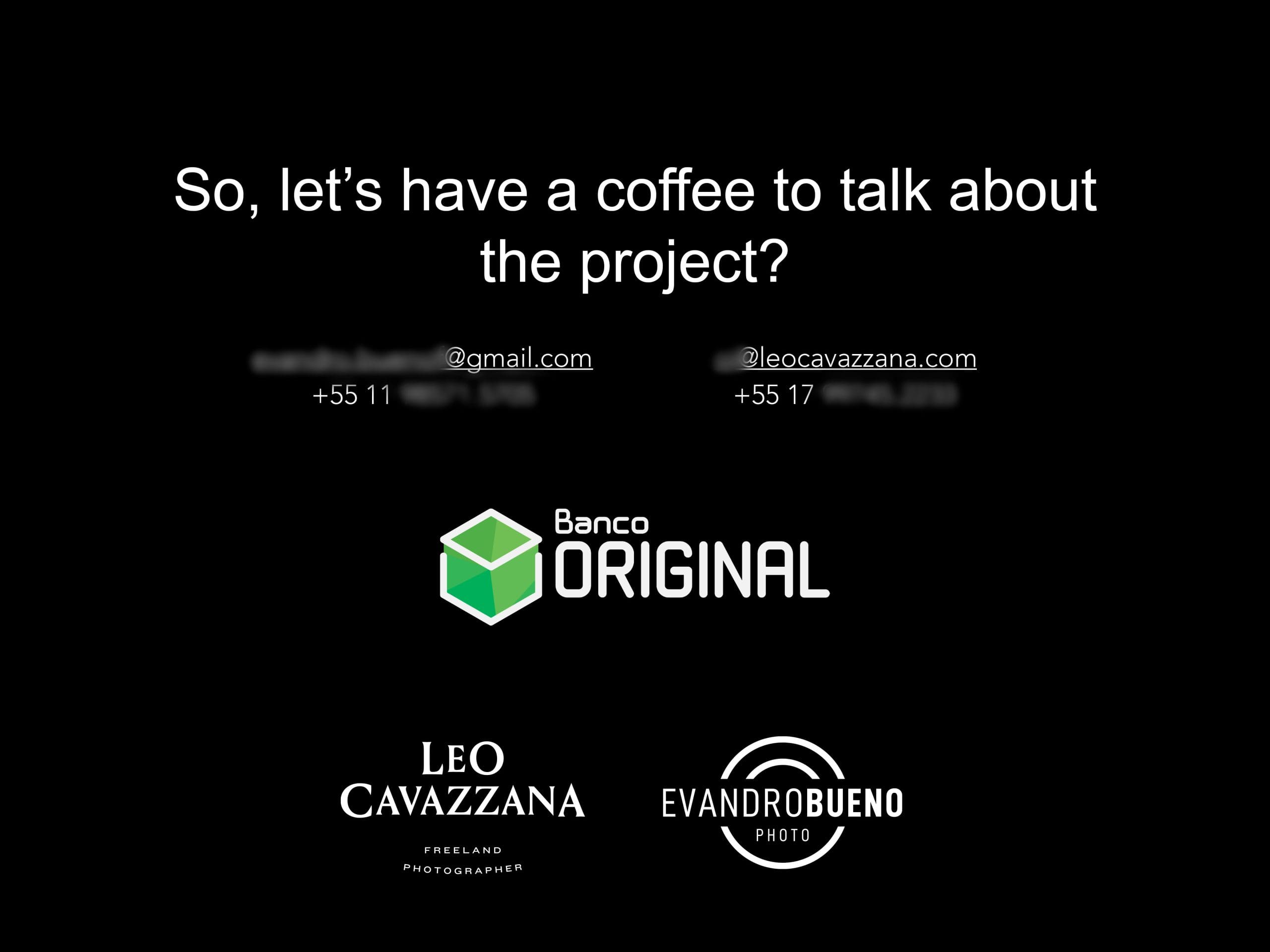 Let's have a coffee to talk about the project?.