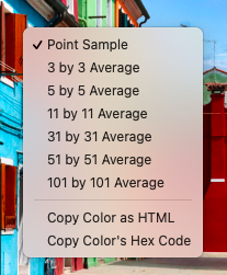Copy color as html in mac os x.