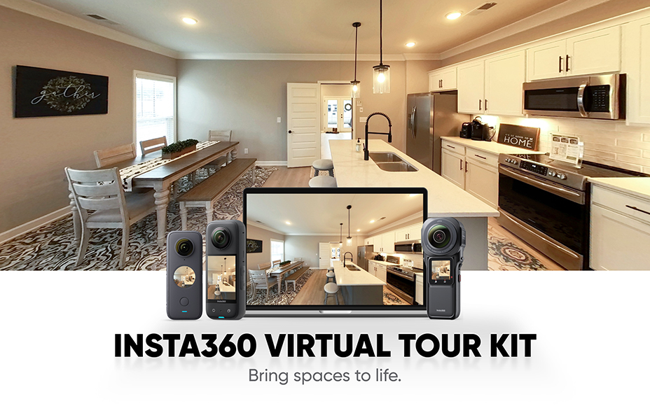Insta360 virtual tour kit.