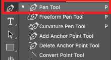 How to use the pen tool in adobe photoshop.