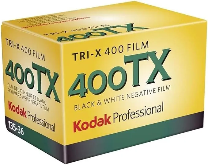 Kodak trix 400 tx black negative film.