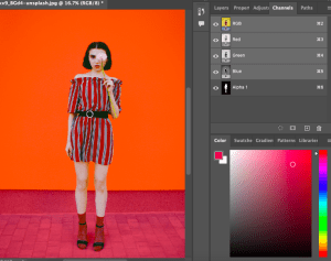 How to Change Color to Alpha in Photoshop