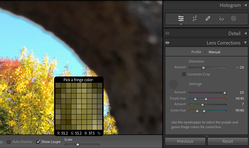 Lightroom cs6 - how to change the color of a photo.