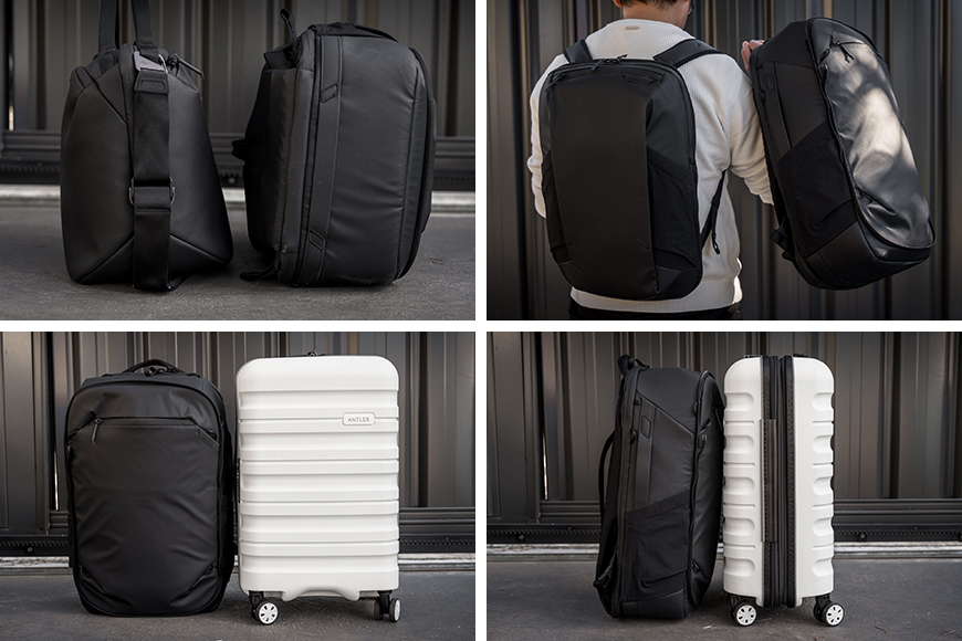With an overall profile not too dissimilar to the Travel Weekender or a typical carry-on suitcase, the Travel Backpack 2-in-1 serves as an elegant travel companion that fulfils two key purposes.