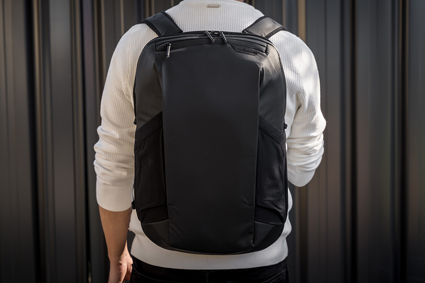 The Day Pack is designed to be the bag you grab and go after leaving the larger Base Pack at your accommodation. That said, photographers may prefer a larger backpack if their kit requires anything bigger than the XS Camera Cube.