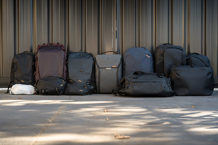 My Peak Design collection began with the classic Everyday Backpack V2. While each serves a different purpose, there's enough overlap between them that a Venn diagram would probably explain it best!