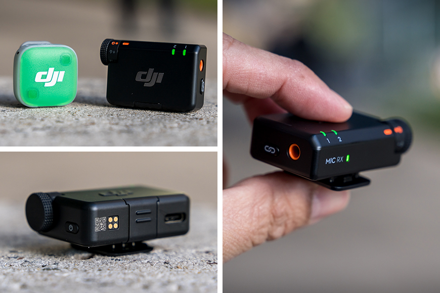 The DJI Mic Mini 2 Receiver is the key point of contact between the Transmitters and any devices you wish to use it with.