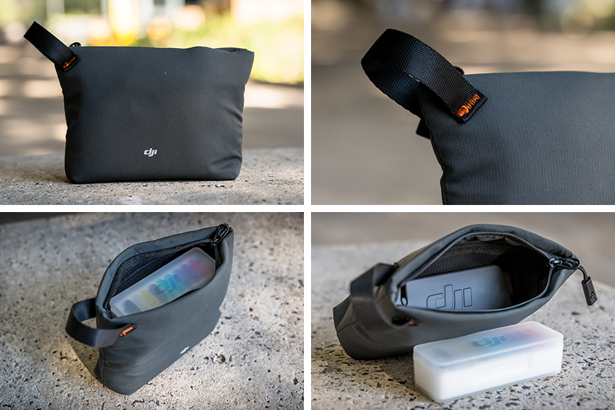 I was surprised to find the Carrying Pouch fits both the Charging Case and the box of replacement covers.