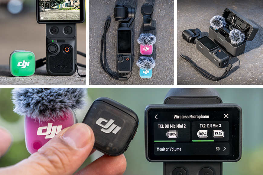 The DJI Mic Mini 2 is a great companion to the Osmo Pocket 4 as it offers a strong, reliable connection and high-quality sound.