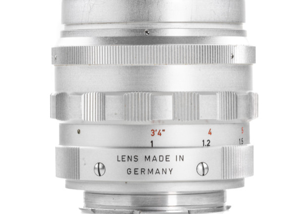 photo of Leica Noctilux prototype lens