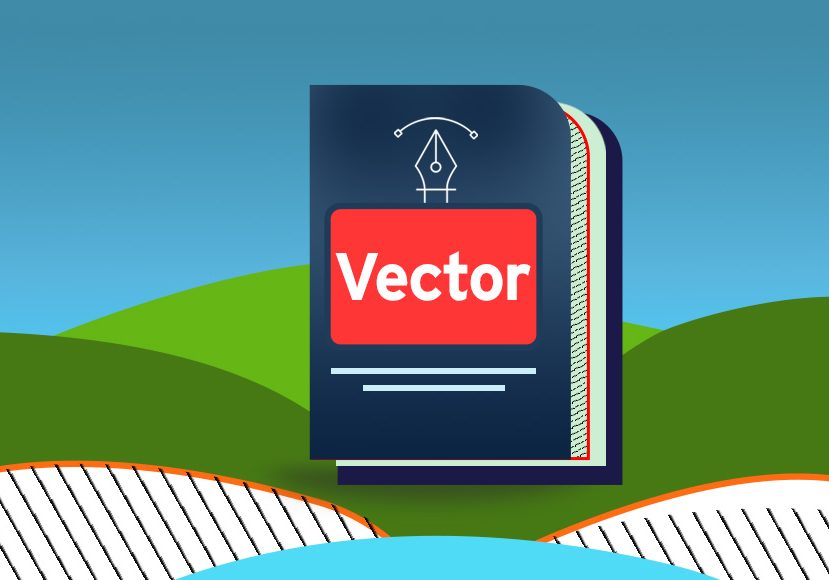 A book with the word vector on it.