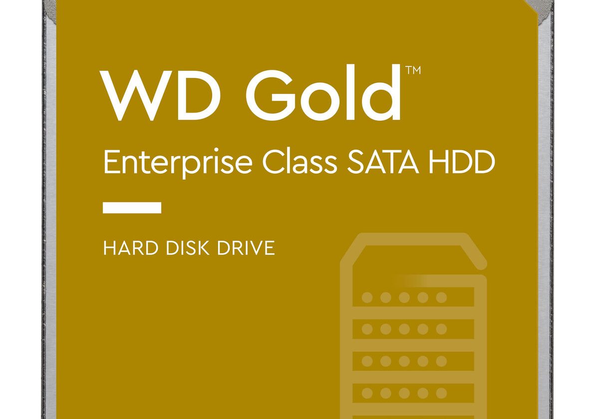Wd gold enterprise class sata hard drive.