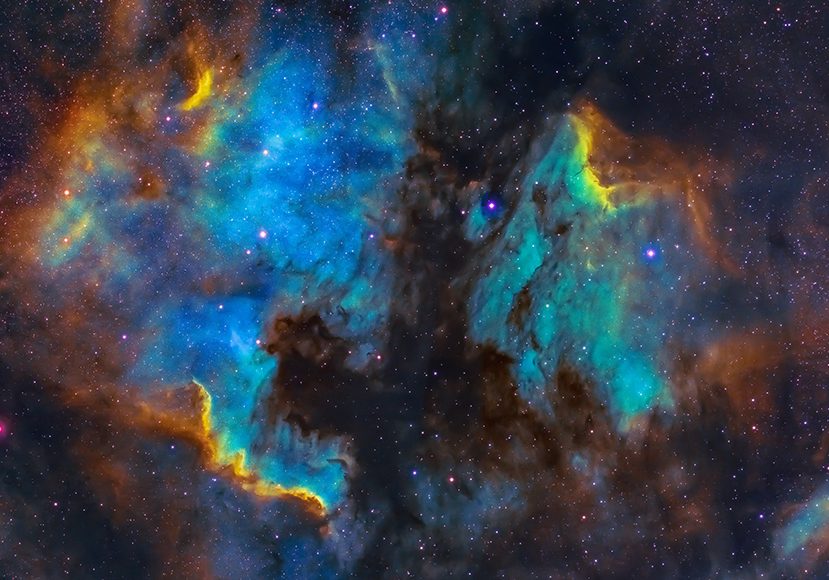 An image of a nebula in space.