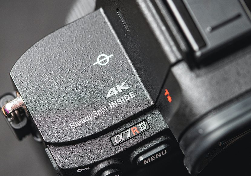 A close up of a camera with a 4k sensor.