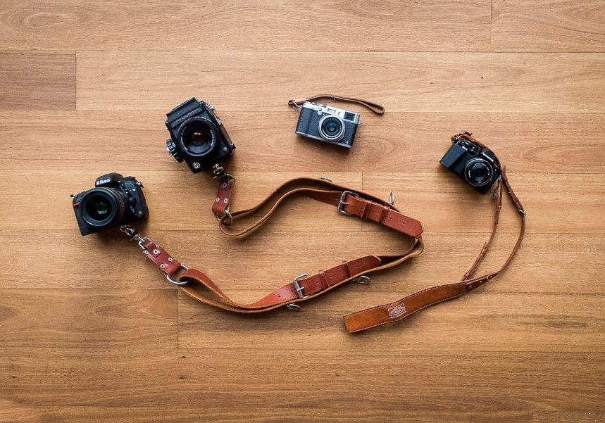 leather camera strap selection